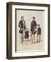 Clothes for Men and Children, Color Engraving from Mode Del Giorno Il Giornale Dei Sarti-null-Framed Giclee Print