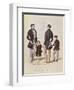 Clothes for Men and Children, Color Engraving from Mode Del Giorno Il Giornale Dei Sarti-null-Framed Giclee Print