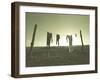 Clothes Hung Out to Dry at the Prairie Homestead-Stewart Cohen-Framed Premium Photographic Print