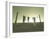 Clothes Hung Out to Dry at the Prairie Homestead-Stewart Cohen-Framed Premium Photographic Print