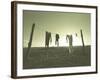 Clothes Hung Out to Dry at the Prairie Homestead-Stewart Cohen-Framed Photographic Print