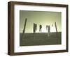 Clothes Hung Out to Dry at the Prairie Homestead-Stewart Cohen-Framed Photographic Print