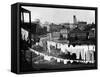 Clothes Lines Hung with Laundry in the Slums of Chicago-Gordon Coster-Framed Stretched Canvas