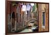 Clothes lines, Venice, UNESCO World Heritage Site, Veneto, Italy, Europe-Hans-Peter Merten-Framed Photographic Print