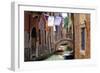 Clothes lines, Venice, UNESCO World Heritage Site, Veneto, Italy, Europe-Hans-Peter Merten-Framed Photographic Print