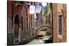 Clothes lines, Venice, UNESCO World Heritage Site, Veneto, Italy, Europe-Hans-Peter Merten-Stretched Canvas