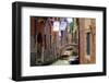 Clothes lines, Venice, UNESCO World Heritage Site, Veneto, Italy, Europe-Hans-Peter Merten-Framed Photographic Print