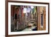 Clothes lines, Venice, UNESCO World Heritage Site, Veneto, Italy, Europe-Hans-Peter Merten-Framed Photographic Print