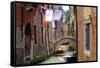 Clothes lines, Venice, UNESCO World Heritage Site, Veneto, Italy, Europe-Hans-Peter Merten-Framed Stretched Canvas