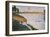 Clothes on the Grass-Georges Seurat-Framed Giclee Print