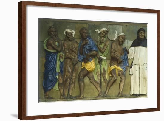 Clothing Naked and Providing for Widows and Orphans-null-Framed Giclee Print