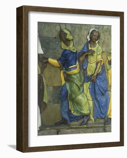 Clothing Naked and Providing for Widows and Orphans-null-Framed Giclee Print