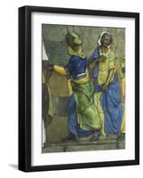 Clothing Naked and Providing for Widows and Orphans-null-Framed Giclee Print