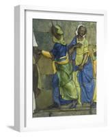 Clothing Naked and Providing for Widows and Orphans-null-Framed Giclee Print