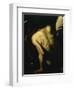 Clothing Naked, Detail from Our Lady of Mercy or Seven Acts of Mercy-Caravaggio-Framed Giclee Print