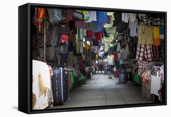 Clothing on Sale at Pettah Market, Colombo, Sri Lanka, Asia-Charlie-Framed Stretched Canvas