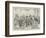 Clothing Poor Children in a West of Ireland Schoolhouse-null-Framed Giclee Print