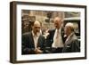 Clothing Pressers Herman Abrams, Joseph Spitalnick, and Philip Ehrlich, New York, New York, 1960-Walter Sanders-Framed Photographic Print