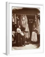 Clothing Shop 1877-null-Framed Photographic Print