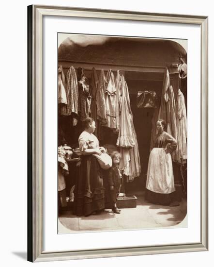 Clothing Shop 1877-null-Framed Photographic Print