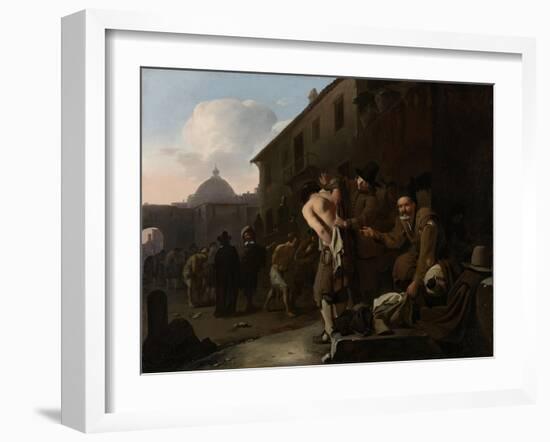 Clothing the Naked, Michael Sweerts-Michael Sweerts-Framed Art Print