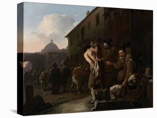 Clothing the Naked, Michael Sweerts-Michael Sweerts-Stretched Canvas