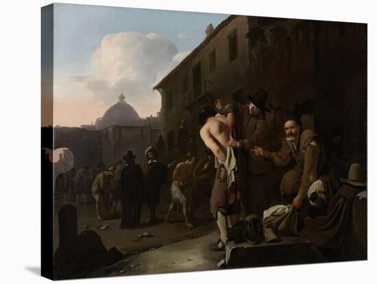 Clothing the Naked, Michael Sweerts-Michael Sweerts-Stretched Canvas
