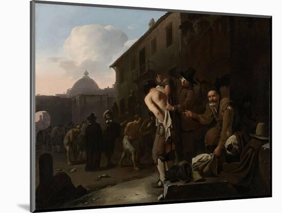 Clothing the Naked, Michael Sweerts-Michael Sweerts-Mounted Art Print