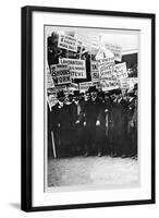 Clothing Workers Strike-null-Framed Art Print