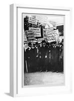 Clothing Workers Strike-null-Framed Art Print