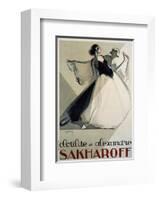 Clotilde et Alexandre Sakharoff-Philippe Petit-Framed Art Print