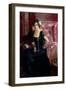 Clotilde in an Evening Dress-Joaquín Sorolla y Bastida-Framed Giclee Print