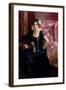 Clotilde in an Evening Dress-Joaquín Sorolla y Bastida-Framed Giclee Print