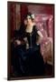 Clotilde in an Evening Dress-Joaquín Sorolla y Bastida-Framed Giclee Print