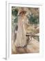 Clotilde in Her Garden, 1910-Joaquín Sorolla y Bastida-Framed Giclee Print