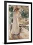 Clotilde in Her Garden, 1910-Joaquín Sorolla y Bastida-Framed Giclee Print