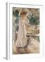 Clotilde in Her Garden, 1910-Joaquín Sorolla y Bastida-Framed Giclee Print