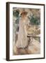 Clotilde in Her Garden, 1910-Joaquín Sorolla y Bastida-Framed Giclee Print