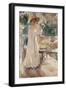 Clotilde in Her Garden, 1910-Joaquín Sorolla y Bastida-Framed Giclee Print