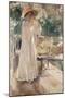 Clotilde in Her Garden, 1910-Joaquín Sorolla y Bastida-Mounted Giclee Print