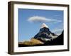 Cloud Above the Matterhorn, Zermatt, Valais, Swiss Alps, Switzerland, Europe-Hans Peter Merten-Framed Photographic Print