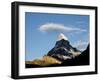 Cloud Above the Matterhorn, Zermatt, Valais, Swiss Alps, Switzerland, Europe-Hans Peter Merten-Framed Photographic Print