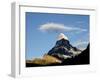 Cloud Above the Matterhorn, Zermatt, Valais, Swiss Alps, Switzerland, Europe-Hans Peter Merten-Framed Photographic Print