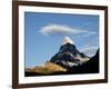 Cloud Above the Matterhorn, Zermatt, Valais, Swiss Alps, Switzerland, Europe-Hans Peter Merten-Framed Photographic Print