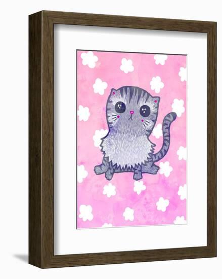 Cloud Cat-My Zoetrope-Framed Giclee Print