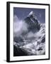 Cloud Cover Approaching Ama Dablam, Nepal-Michael Brown-Framed Premium Photographic Print