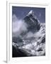 Cloud Cover Approaching Ama Dablam, Nepal-Michael Brown-Framed Premium Photographic Print