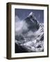 Cloud Cover Approaching Ama Dablam, Nepal-Michael Brown-Framed Photographic Print