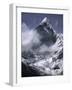 Cloud Cover Approaching Ama Dablam, Nepal-Michael Brown-Framed Photographic Print