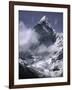 Cloud Cover Approaching Ama Dablam, Nepal-Michael Brown-Framed Photographic Print